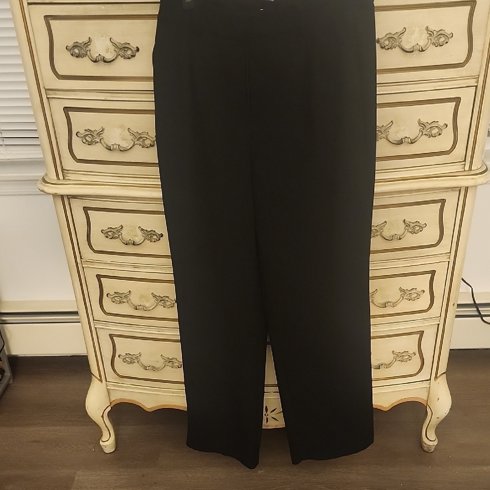 Nine West Classic Black Women's Wide Leg Pants